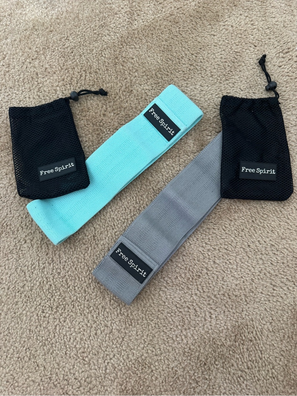 Men's Resistance Loop Bands - Aqua and Gray